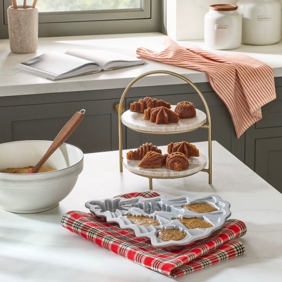 Set of 2 Holiday Kitchen Towels Red Gingham/Striped - Hearth & Hand Magnolia - Picture 2 of 7